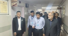  عیادت از امید، حضور رئیس منطقه ۳ بازرسی کل کشور در کنار مصدومان حادثه اسکله شهید رجایی