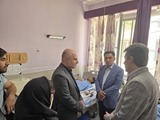 دیدار و دلجویی مسئولان ارشد درمان کشور از بیماران حادثه اسکله شهید رجایی
