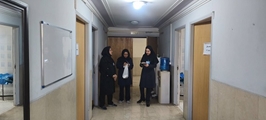 بررسی نیازها و امکانات خوابگاه‌های دانشجویی در بازدید سرپرست  مدیریت مرکز آموزشی درمانی خلیلی