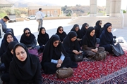 برگزاری زیارت عاشورا در تپه شهدا دانشگاه شیراز به مناسبت هفته دفاع مقدس