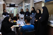 بازدید کارشناسان مدیریت پرستاری دانشگاه از غرفه‌های سلامت بیمارستان‌ها همزمان با هفته ملی سلامت
