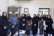 تجلیل مرکز آموزشی درمانی خلیلی از کارشناس بهداشت حرفه‌ای به مناسبت روز ایمنی و بهداشت کار