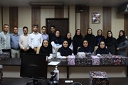 تجلیل از کارمندان نمونه فصل زمستان در مرکز آموزشی درمانی خلیلی